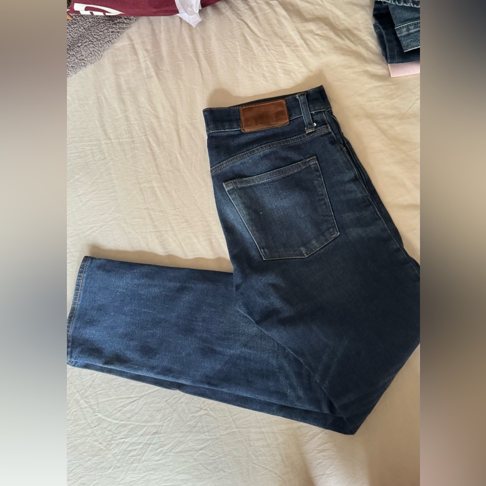 J. Crew Dark Blue Straight Jeans W 29/ L 32